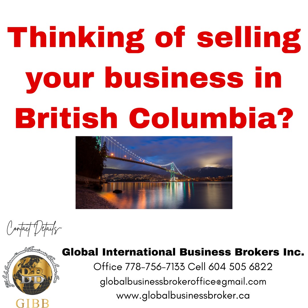 Thinking of selling in BC?